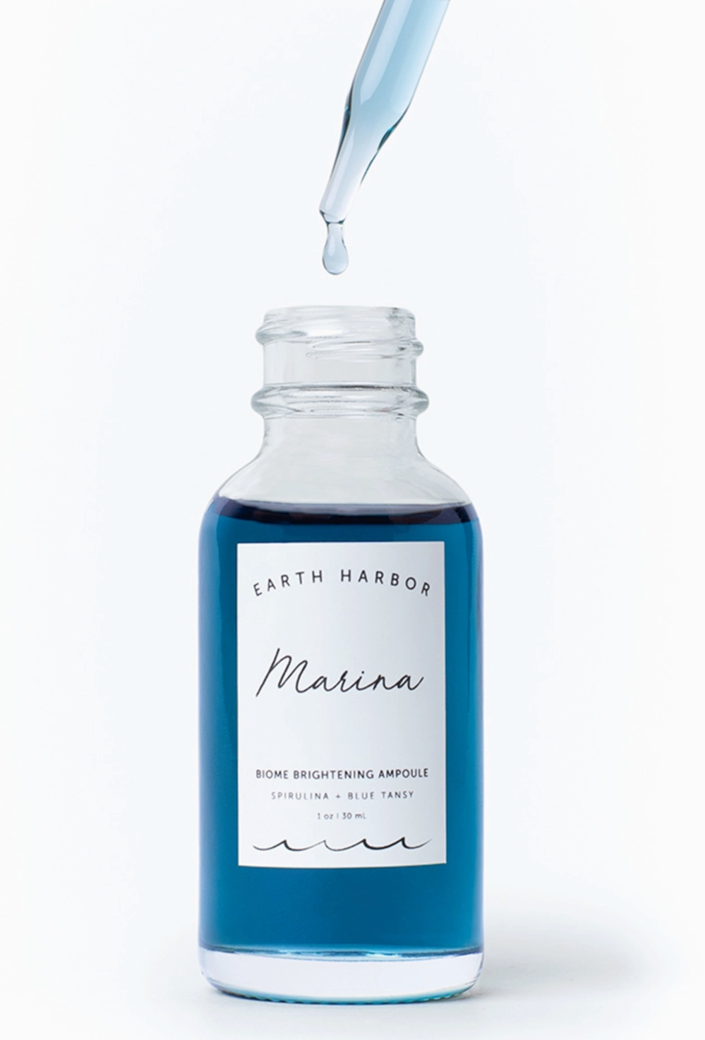 Élixir éclaircissant Marina tanaisie bleue, squalane et spiruline - FloraPharma