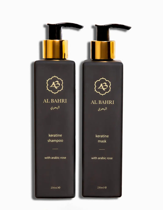 Shampooing et masque à la kératine au bois de santal rose - FloraPharma