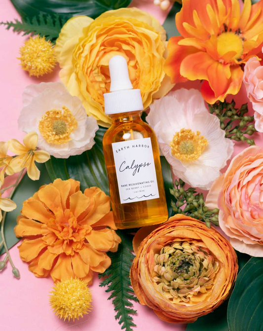 Huile pour le visage à la vitamine C, aux baies de mer, chia et canneberge - FloraPharma