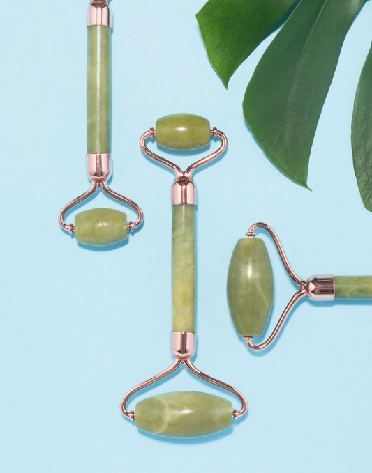 Rouleau faciale Jade Rose Or - FloraPharma