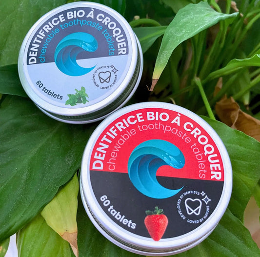 Pastilles de dentifrice à croquer - Sans fluor - FloraPharma